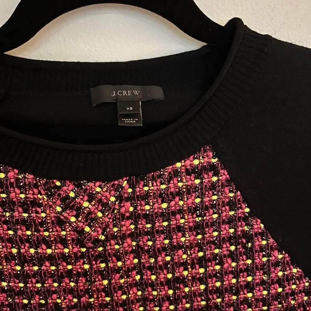J.Crew Women Black Wool Pullover Sweater XS